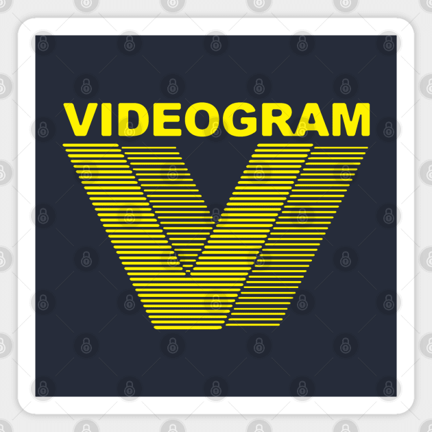 Vestron Video Xerox Logo (YELLOW)! Magnet by Videogram